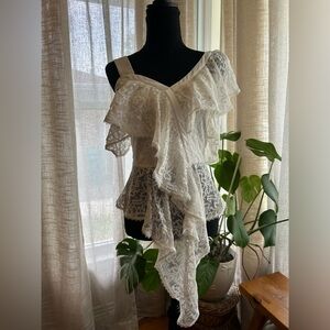 White Blouse- Brand, BCBGMAXAZRIA